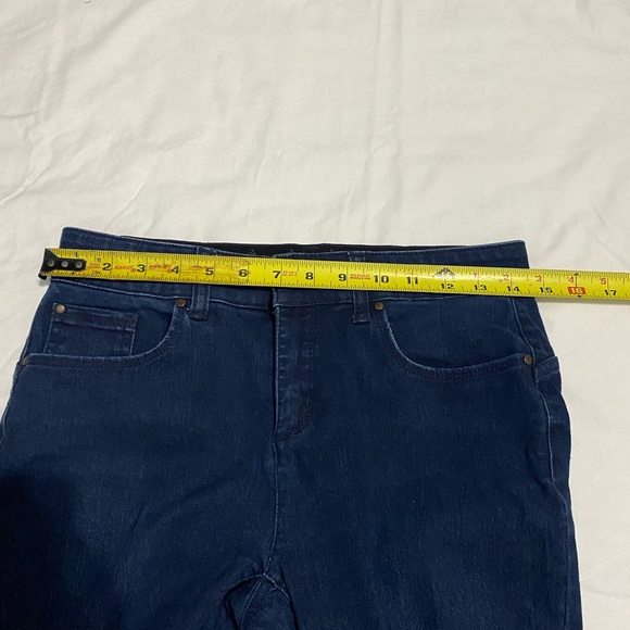 Jones New York Dark blue comfort waist straight jeans size 4 - Picture 8 of 10